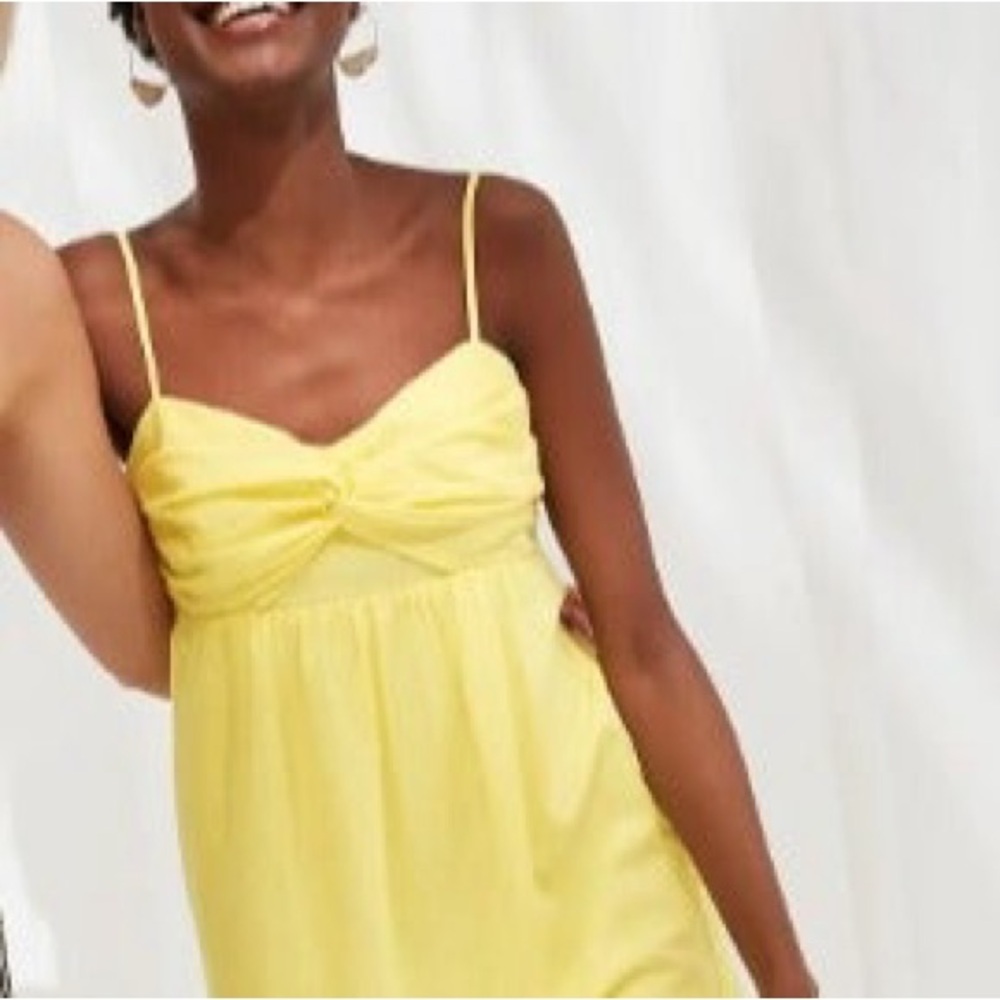 Banana Republic Yellow Spaghetti-Strap Sundress